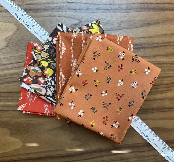 Dawn on the Prairie - Fat Quarter Bundle (5 Curated Fabrics) by Fancy That Design House for Moda