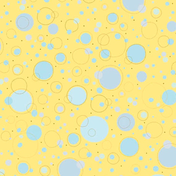 Darling Duckies - 1/2 Yard Increments, Cut Continuously (29714-S Bubbles) by Turnowsky for QT Fabrics