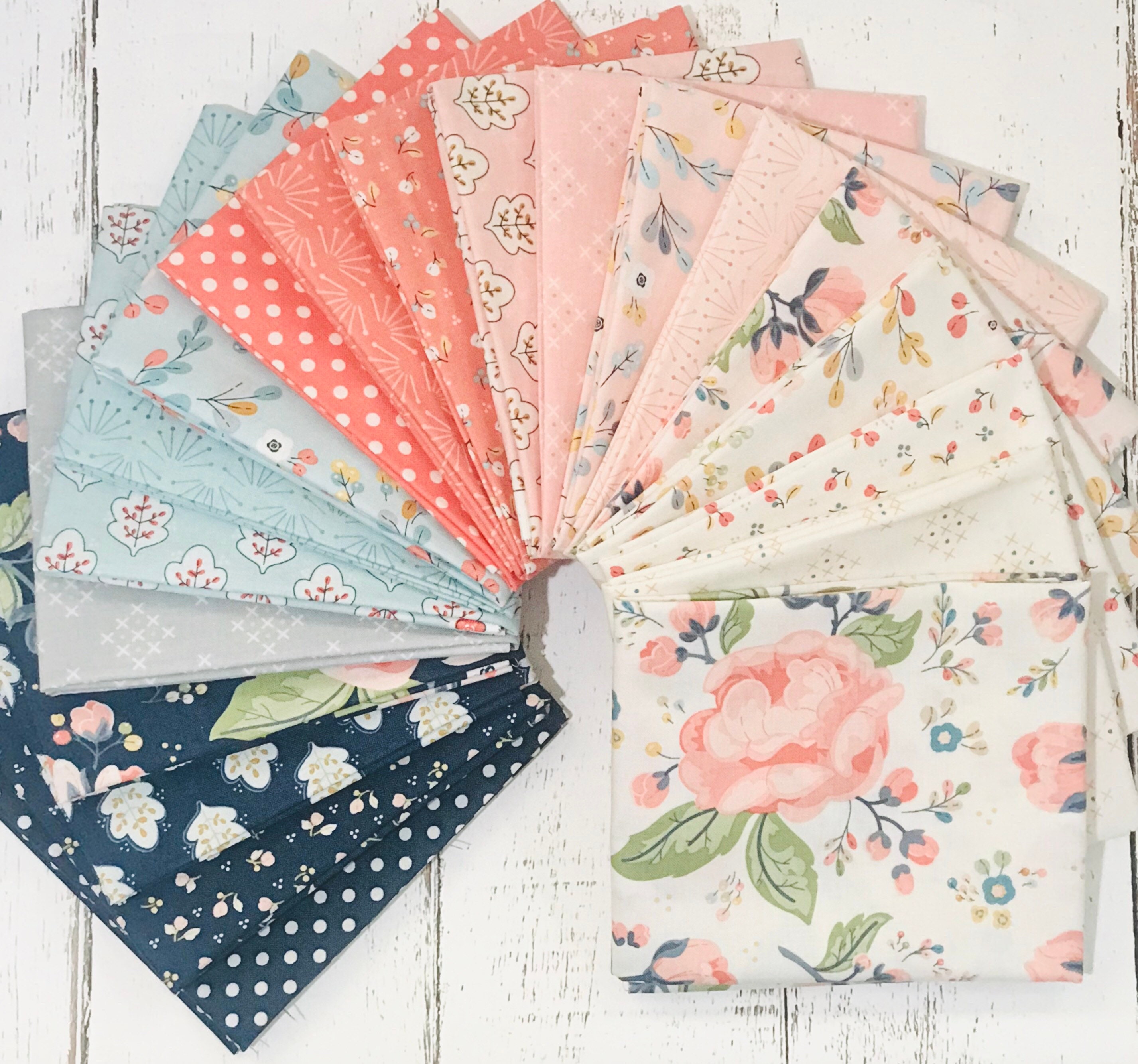 Fat Quarter Bundle (20 Fabrics) Charmed by Cyndi Walker for Riley Blake