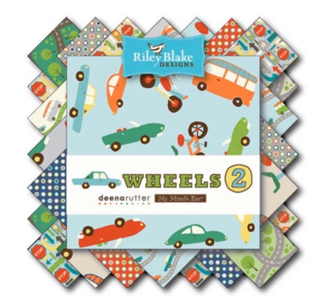 Wheels 2 By Deena Rutter For Riley Blake Fabrics C5043 Tan Etsy