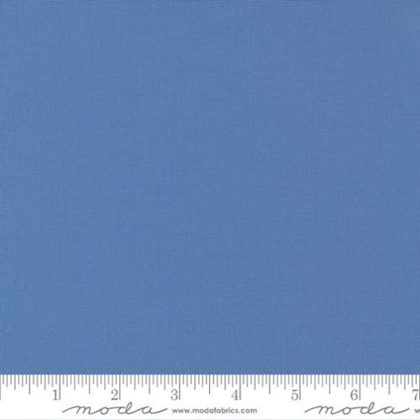 Bella Solids for Moda- 1/2 Yard Increments- Cut Continuously- 9900-122 Bettys Blue by Moda