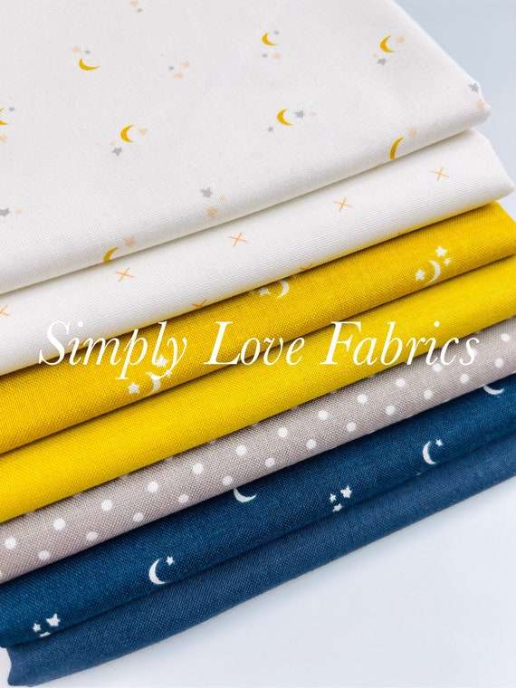Seasonal Basics - Half Yard Bundle (7 Stars and Moon Fabrics)  by Christopher Thompson for Riley Blake Designs