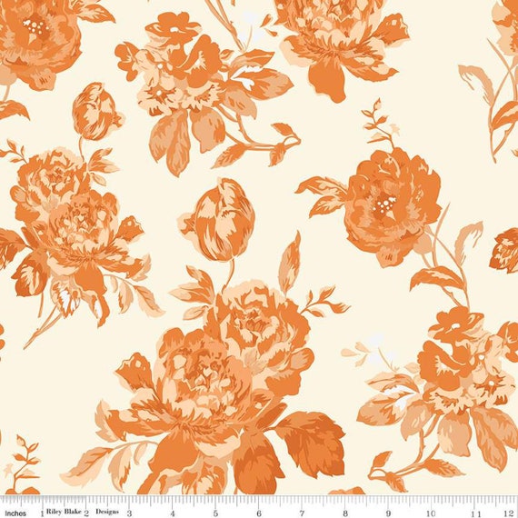 Shades of Autumn - Fat Quarter (C13470 Main Cream) by My Mind's Eye for Riley Blake Designs