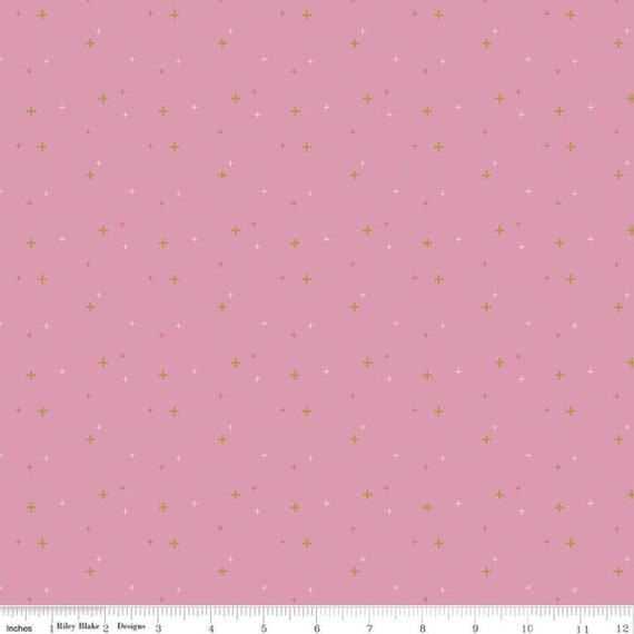 Sparkler- 1/2 Yard Increments, Cut continuously (SC650 Rose) by Melissa Mortenson for Riley Blake Designs