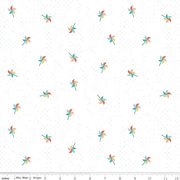 Hush Hush 3- 1/2 Yard Increments, Cut Continuously (C14069 Pinwheel Party) by Amanda Castor Riley Blake Designs