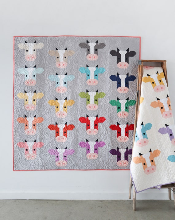 Annabelle Quilt Pattern by Cotton and Joy (CJ-126) Finished Throw Size 66" x 70"