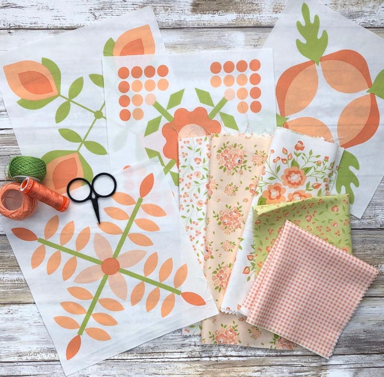 Jelly Roll Apricot and Ash29100JR 40 Fabrics by Corey Yoder for