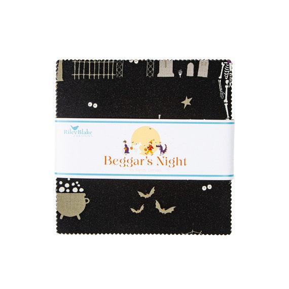 Beggar's Night - 5 Inch Stacker (5-14500-42 Fabrics) by Sandy Gervais for Riley Blake Designs