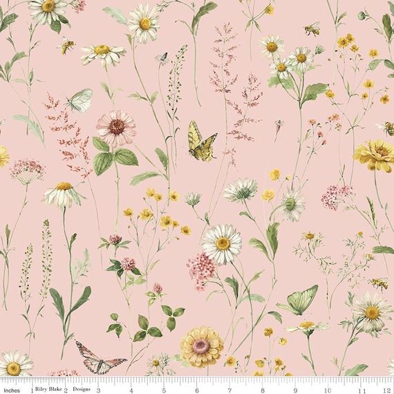Love Me More - 1/2 Yard Increments, Cut Continuously (CD15630 Main Blush) by Lisa Audit for Riley Blake Designs