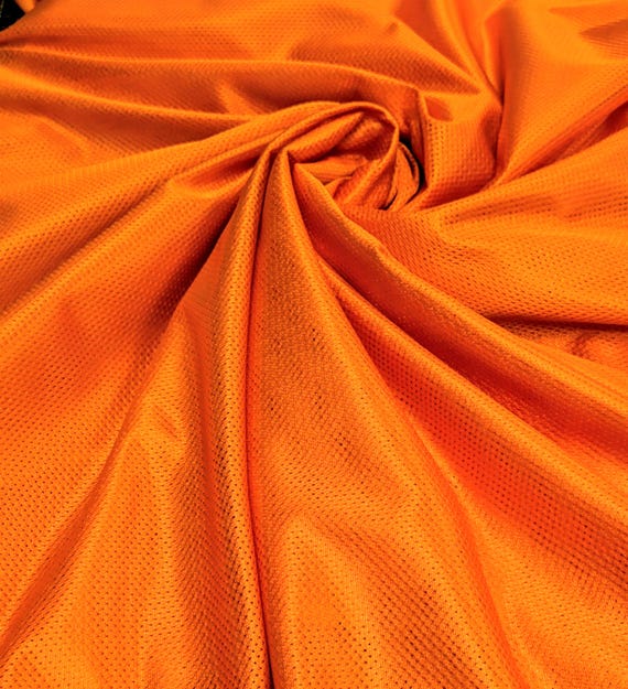 Micro Mesh 60" Wide - 1/2 Yard Increments, Cut Continuously (Orange)
