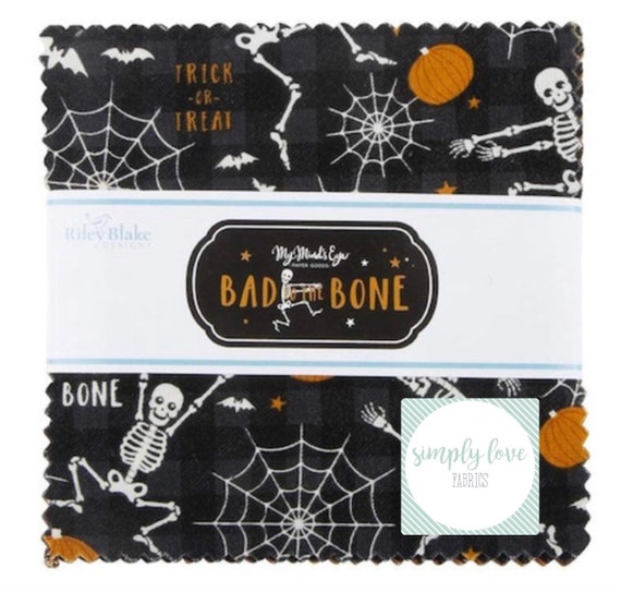 Bad to the Bone- 5" Stacker (5-11920-42 Fabrics) by My Minds Eye for Riley Blake Designs