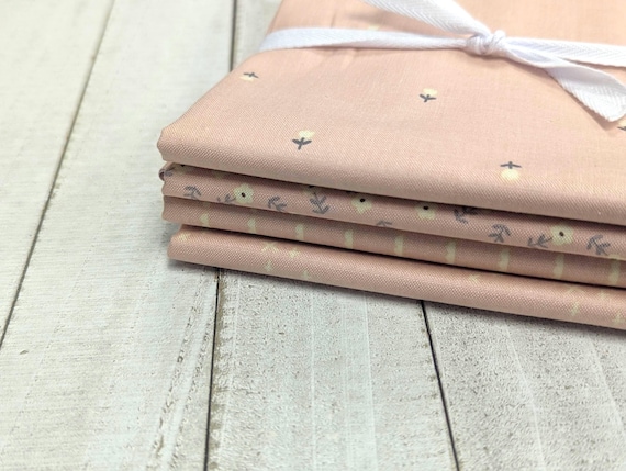 Blush 'n Butterscotch - Half Yard Bundle (4 Blush Fabrics) Simple Simon & Company for Riley Blake Designs