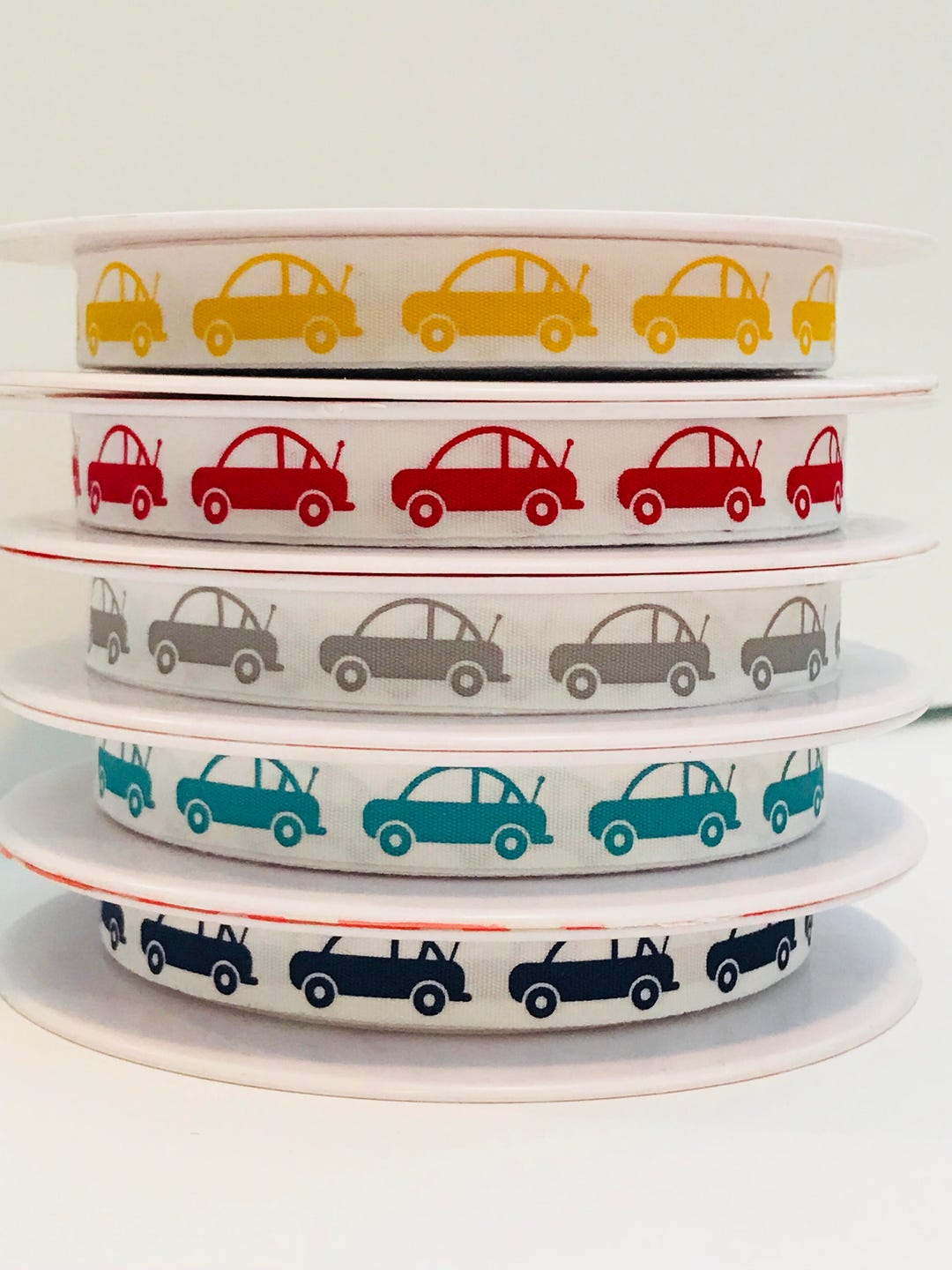 Car Ribbon by Riley Blake Designs- 25 Yard Spool- 1/2
