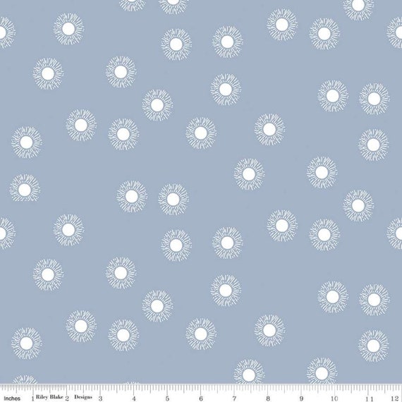 Moonchild-1/2 Yard Increments, Cut Continuously (C13824 Sunrise Fog) by Fran Gulick for Riley Blake Designs