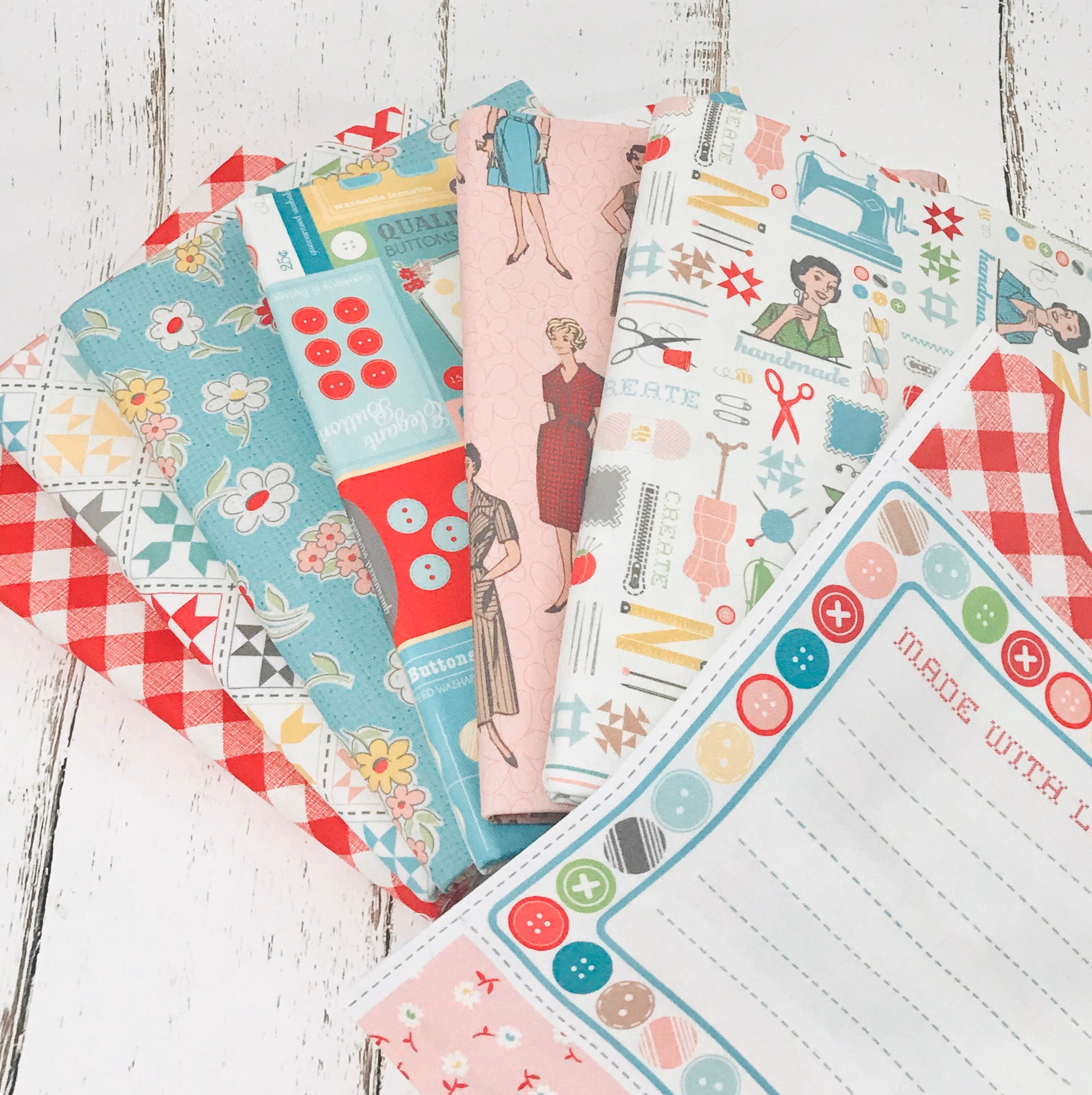 1 Yard Bundle My Happy Place Home Decor Fabric by Lori Holt of Bee in