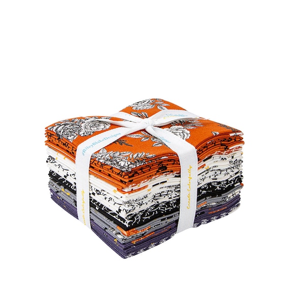 Sophisticated Halloween - Fat Quarter Bundle (FQ-14620-18 Fabrics) by My Minds Eye for Riley Blake Designs