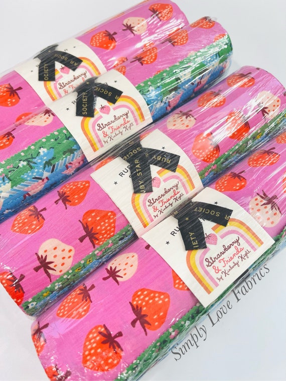 Ruby Star Society Strawberry Jelly Roll - 40 Stoffstreifen Von Kimberly Kight