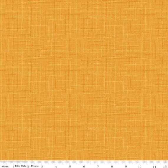 Grasscloth Cottons (C780 Goldenrod) by Heather Peterson for Riley Blake Designs