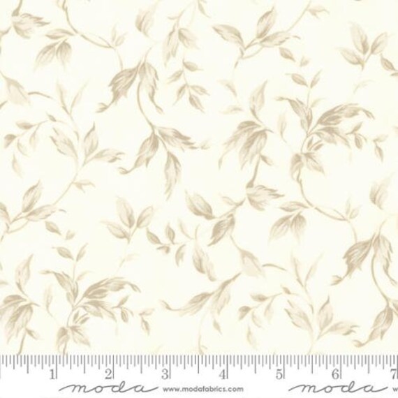 Cascade-1/2 Yard Increments, Cut Continuously (44324-11 Serenity Leaf Cloud) by 3 Sisters for Moda