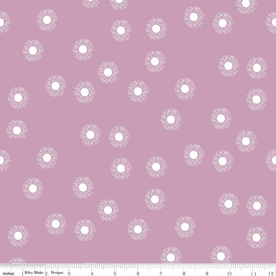 Moonchild-1/2 Yard Increments, Cut Continuously (C13824 Sunrise Thistle) by Fran Gulick for Riley Blake Designs