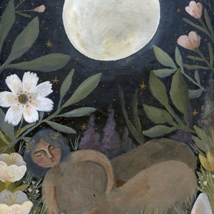 Moon Garden original fine art print