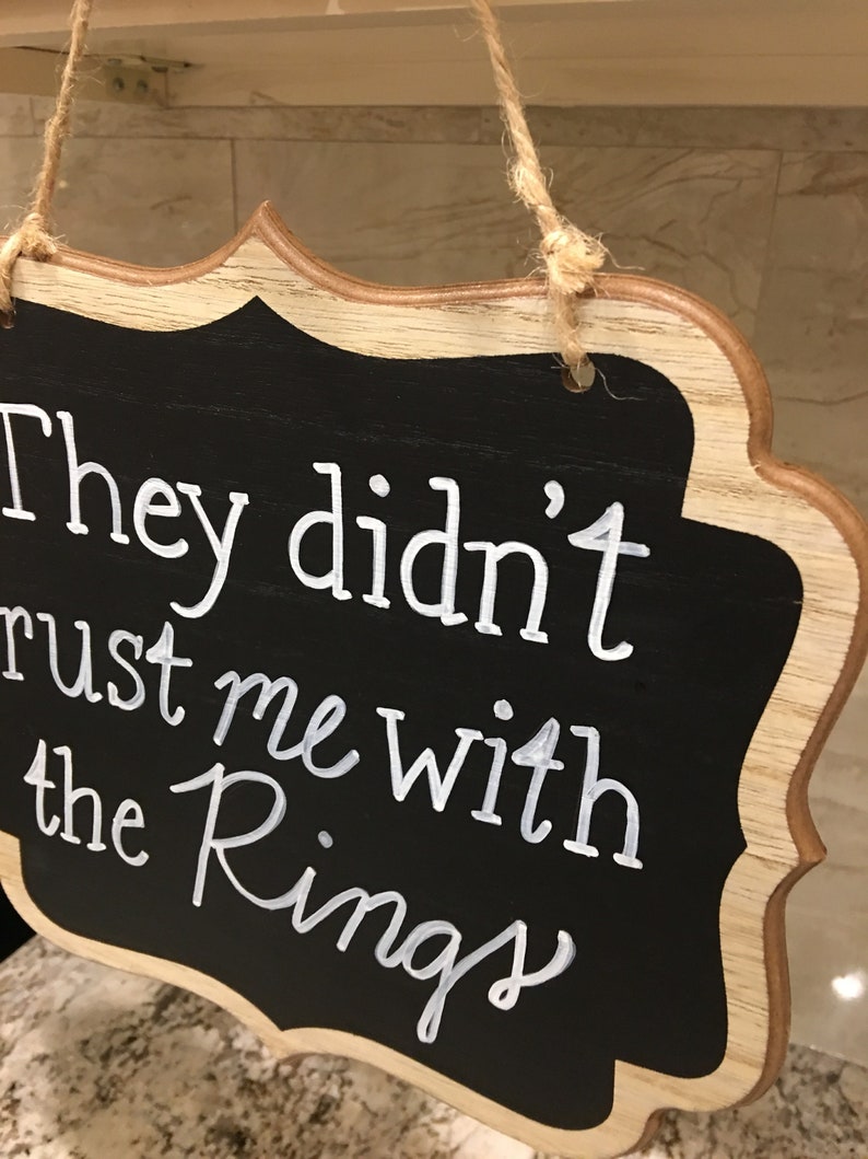 Junior Groomsmen Sign RING BEARER SIGN Wedding Sign Wedding Sign