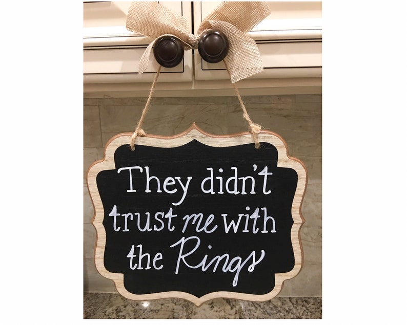 Junior Groomsmen Sign RING BEARER SIGN Wedding Sign Wedding Sign