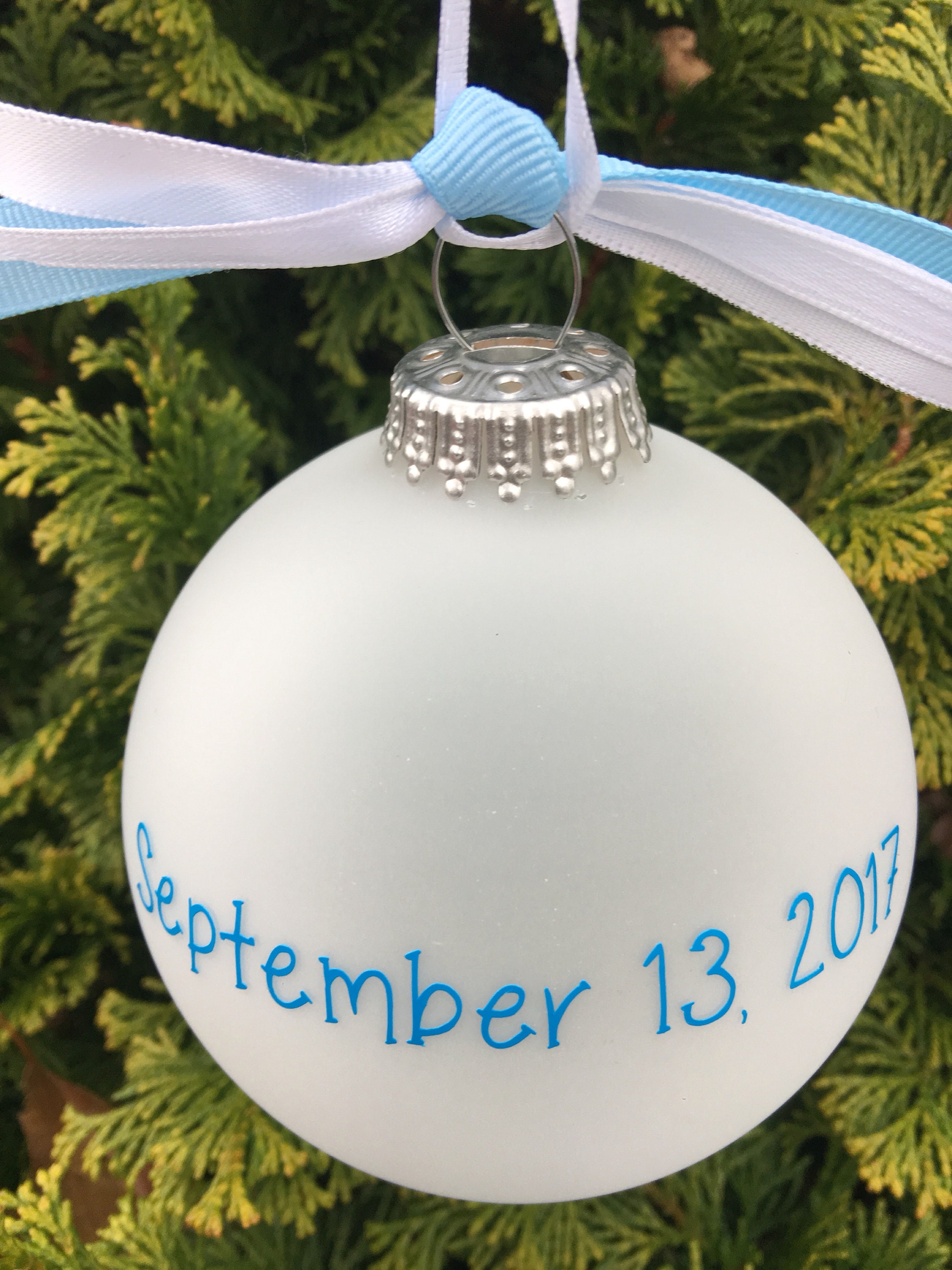 Precious Godson Personalized Christmas Ornament Glass Etsy.de