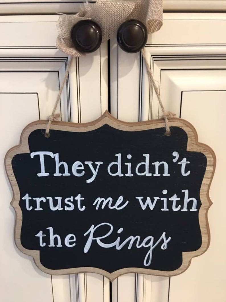 Junior Groomsmen Sign RING BEARER SIGN Wedding Sign Wedding Sign