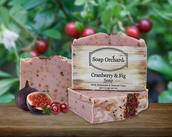 Cranberry & Fig Natural Soap Bar