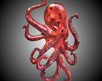 Octopus Version 14 Wall Carving