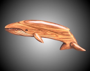 Blue Whale (small) Wall Carving