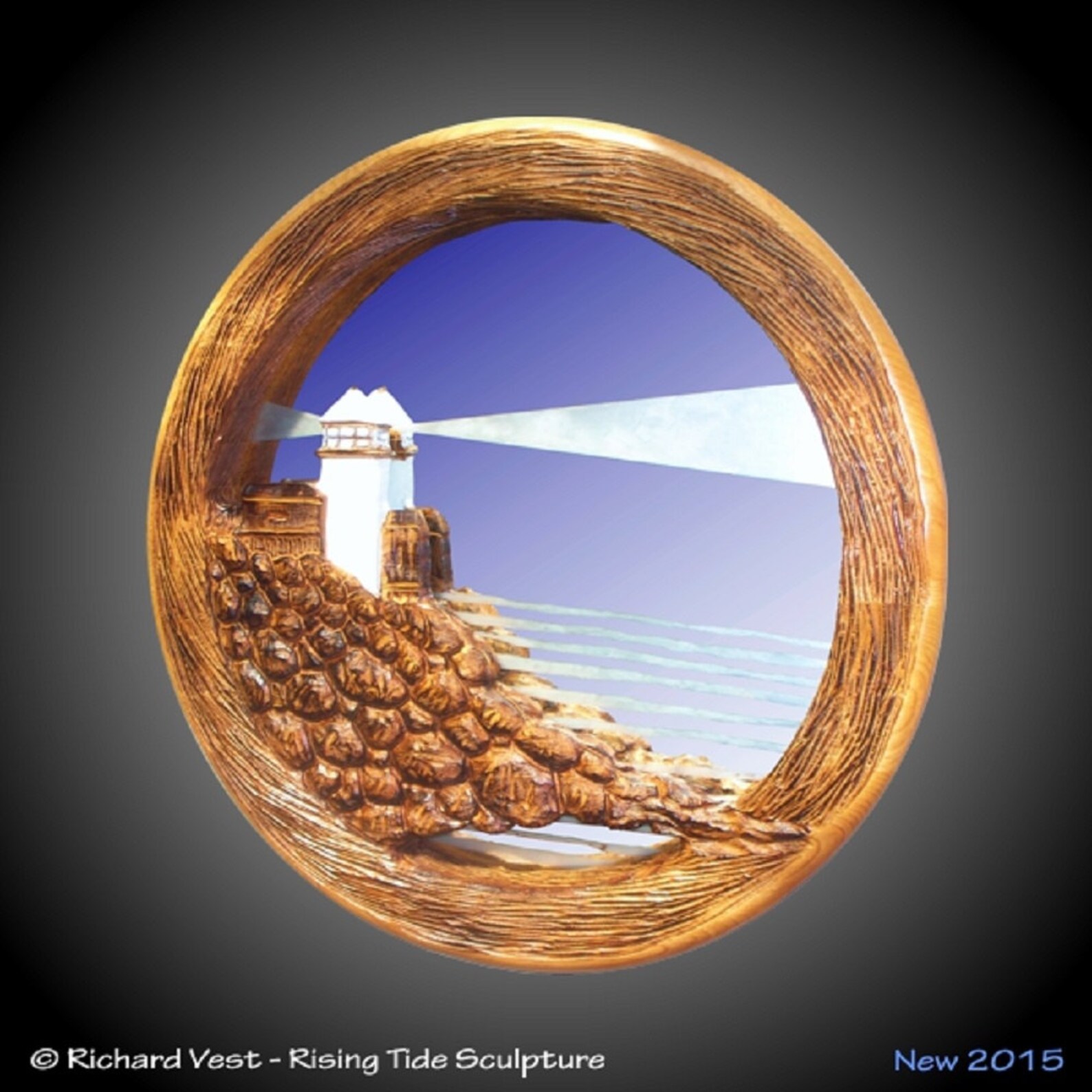 East Coast Lighthouse Mirror Wall Carving Hand Made Etsy