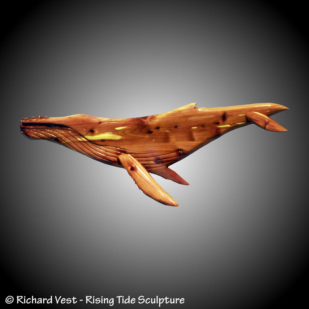 Humpback Whale Wood Wall Sculpture - Etsy