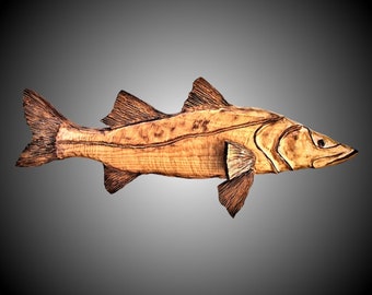 Snook Version 2 Wall Carving