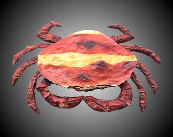 Small Dungeness Crab Wall Carving