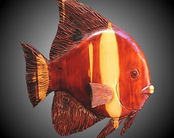 Angel Fish Wall Carving