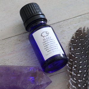 Sleep Organic Essential Oil Blend - Lavender, Jasmine, Vanilla blue Chamomile