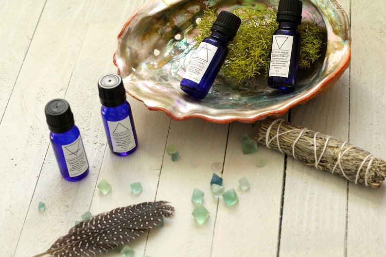 Complete Elemental Essential Oil Blend Set // Air / Water / Etsy