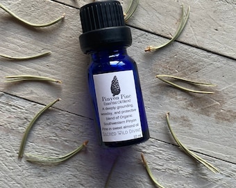 Organic Pinyon Pine Essential Oil Blend Pinion Pine Ancient Grounding and Protective Oil