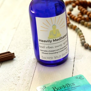 Heavily Meditated Natural Organic Essential Oil Spray- Nag Champagne and Sandalwood
