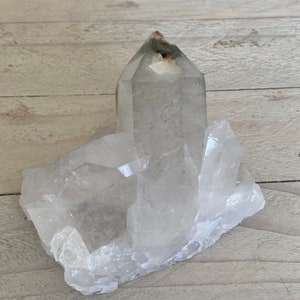 Clearance Crystal Raw Point Chlorite Quartz Cluster Chlorite Included Quartz Large Quartz ClusterBox 20