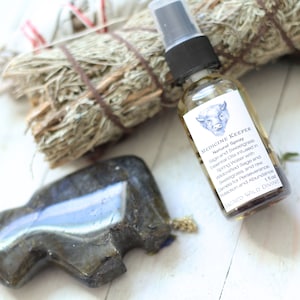 Medicine Keeper Natural Room Spray - Sweetgrass, Sage Cedar Tobacco Essential Oil