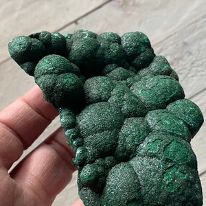 Erstklassiger großer funkelnder Botryoider Malachitcluster Druzy Malachite Sparkly Malachite Box 34 *