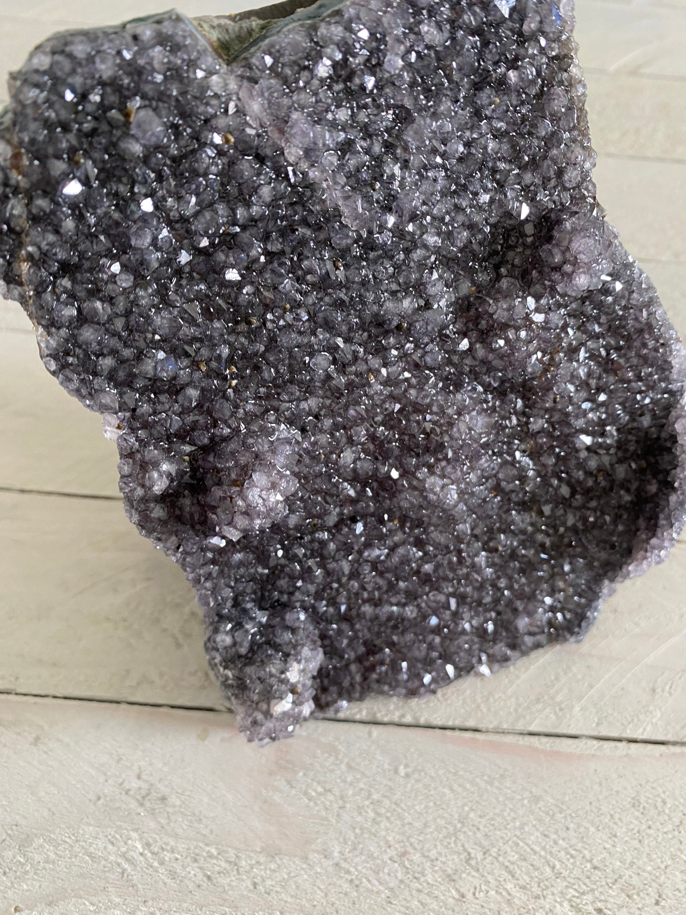 Schwarze Galaxie Amethyst stehende Drusen Mini Kathedrale | Etsy