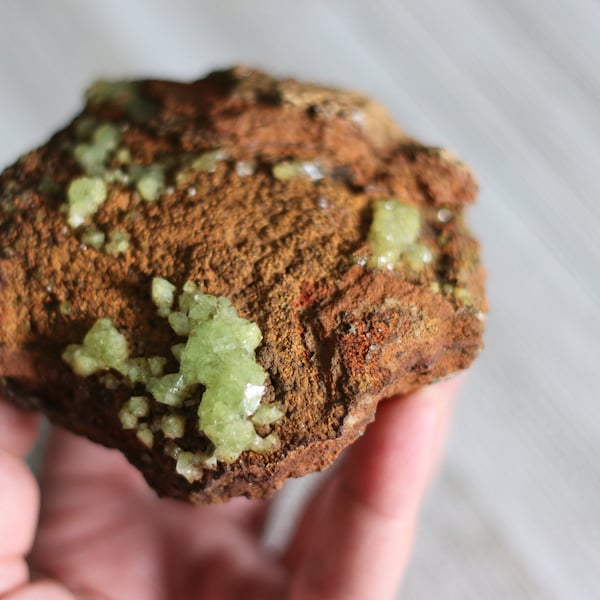 Large Adamite Cluster Adamite Crystals Large Gemmy Adamite Cluster Rare Mineral Specimen Quality Specimen Box 46