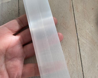 Selenite Bar 7" - Selenite Crystal Charging and Cleansing