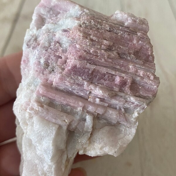 Pink Tourmaline in Albite Quartz with aquamarine Matrix Large Rubellite Cluster Pegmatite Cluster Large Pink Crystal Lepidolite Cluster  R15