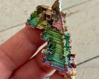 Ascending Rainbow Bismuth Crystal Fortress Rainbow Chakras Rainbow Bismuth Box 78