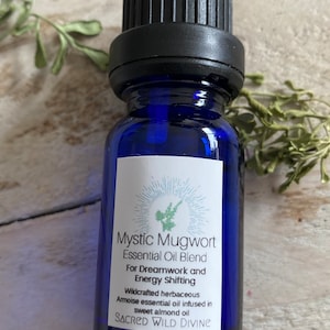 Mystic Mugwort Essential Oil Blend - Wildcrafted Organic Mugwort Oil